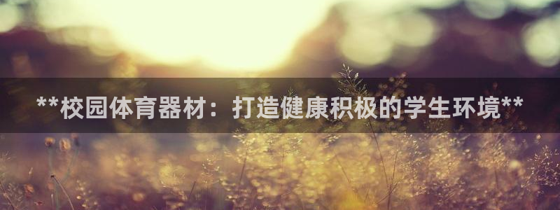尊龙d88官网准认来就送38：**校园体育器材：打造